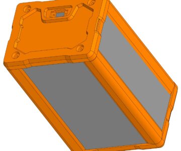 Чертеж Корпус АКБ 40135 (С40) 16S1P