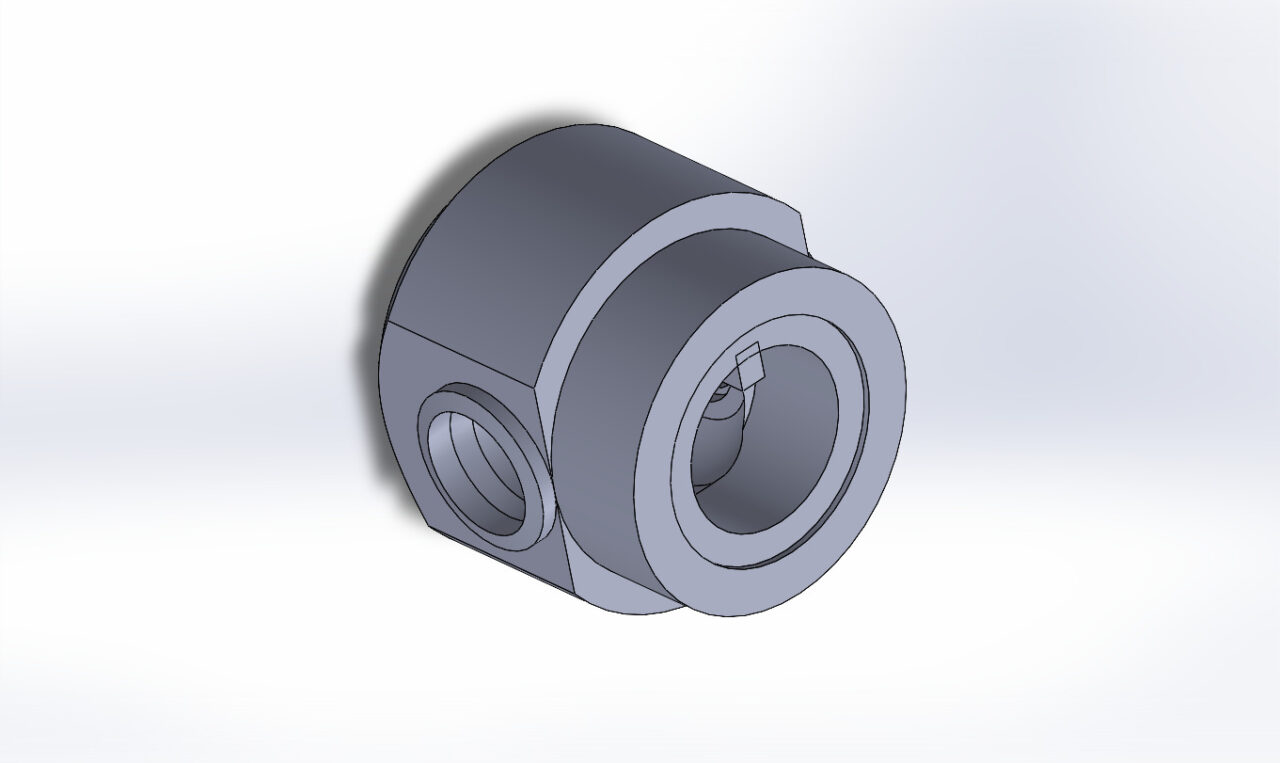 3D модель Корпус клапана запорного DN 80