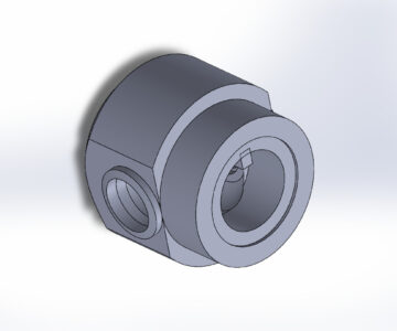 3D модель Корпус клапана запорного DN 80