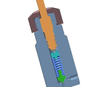 3D модель Клапан предохранительный 100МПа