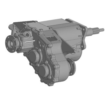 3D модель Коробка и раздатка УАЗ в сборе