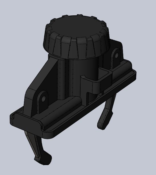 3D модель Быстросъемное крепление для автобоксов - "КРАБ"