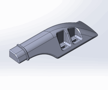 3D модель Крепление рейлинга на Suzuki jimny