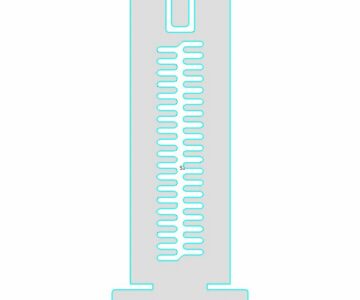Чертеж Кронштейн для посудомойки Korting