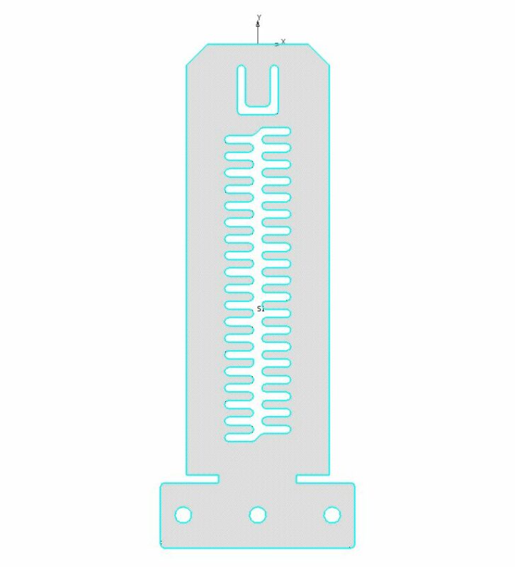 Чертеж Кронштейн для посудомойки Korting