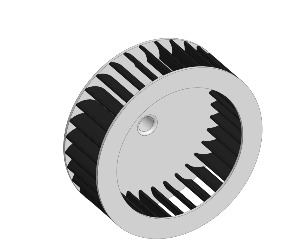 3D модель Крыльчатка для сушильных машин Electrolux (Zanussi)