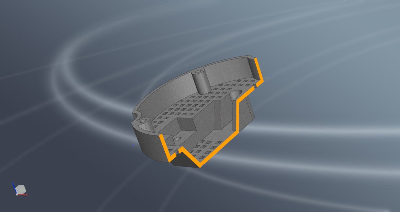 3D модель Крышка генератора задняя 466.3701