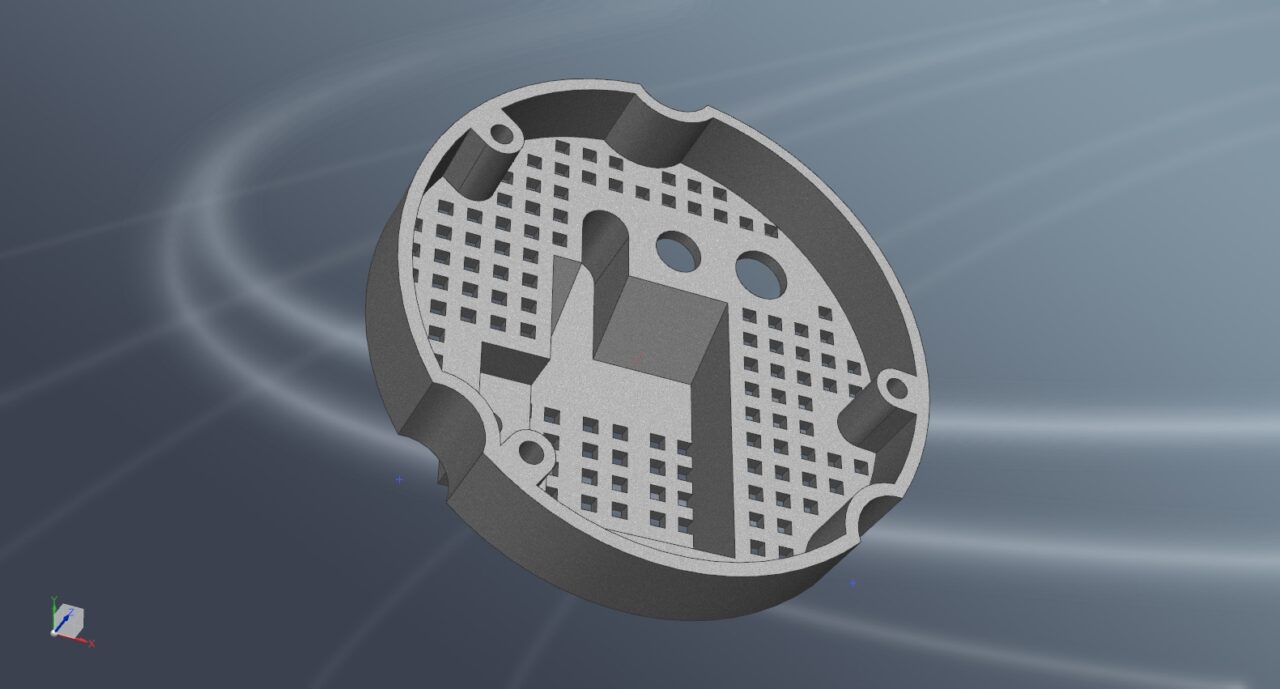 3D модель Крышка генератора задняя 466.3701