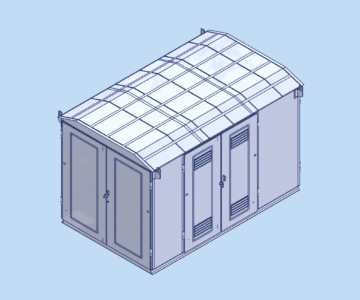3D модель ктп 10/0,4 кВ