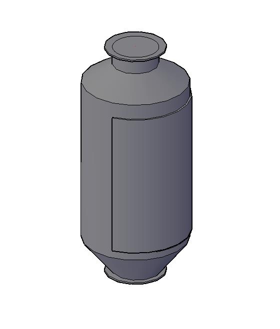 Чертеж 3D модель магнитной колонки KDMB 120