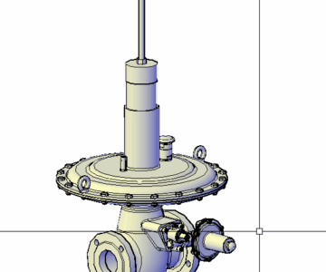 3D модель 3Д модель регулятора газа MBN DN65/100 Tartarini