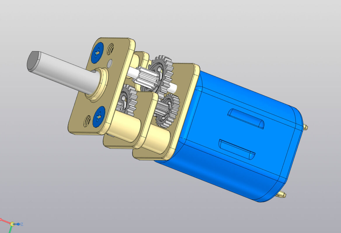 3D модель Мотор GM12-N20 v2