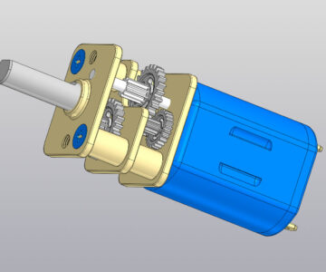 3D модель Мотор GM12-N20 v2