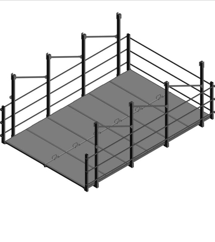 3D модель Навес (трап) для обслуживания конвейера