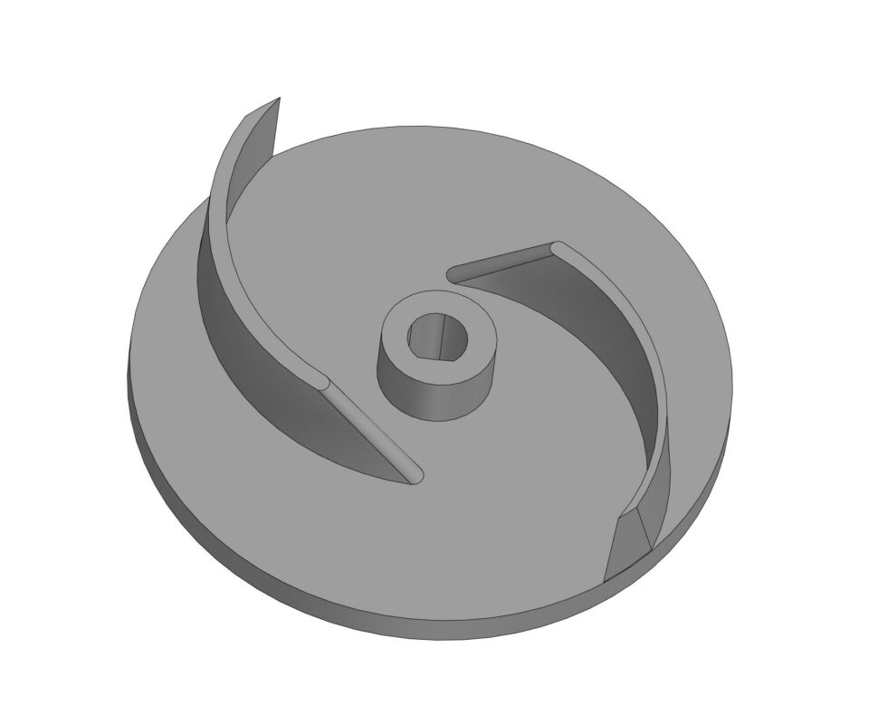 3D модель Крыльчатка на насос ∅ 88,5 мм