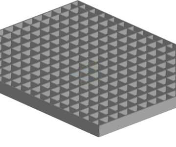3D модель Настил решётчатый 480х550х30