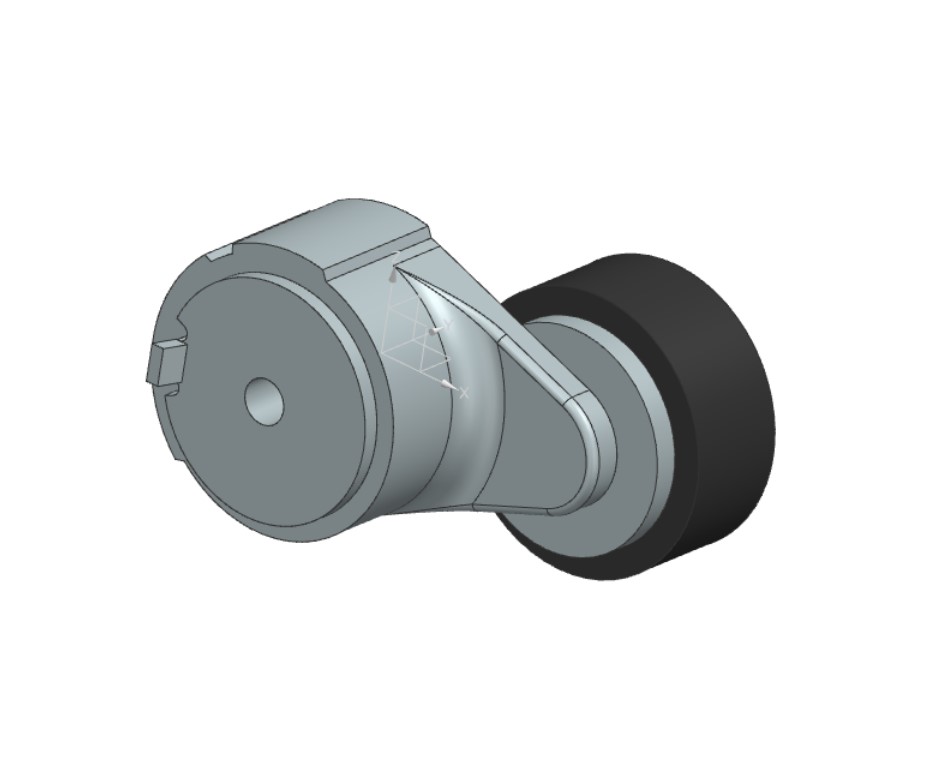 3D модель Механизм натяжения ремня RG4216-1029010-01 (для ГАЗ 3302 УМЗ 4216)