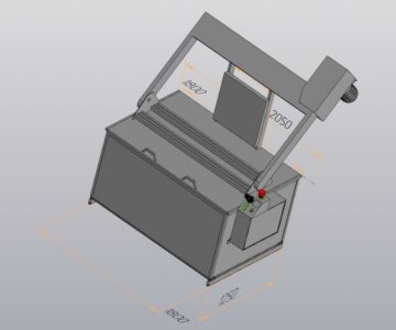 3D модель Стенд для опрессовки ГБЦ УГ1400