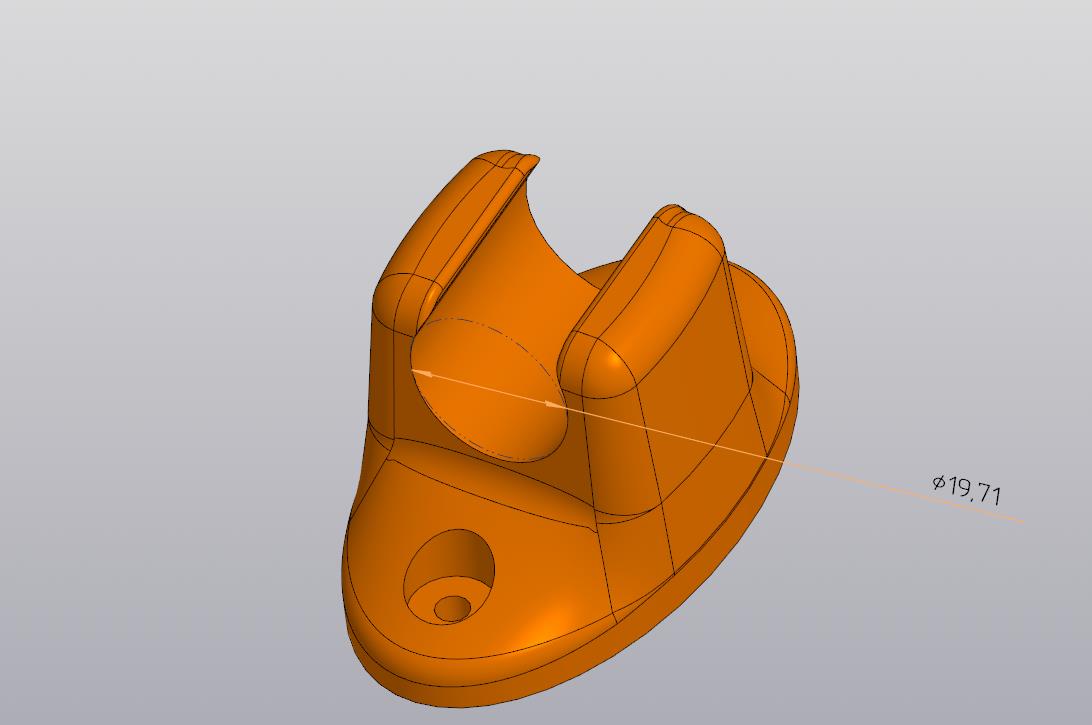 3D модель Держатель для душевой лейки