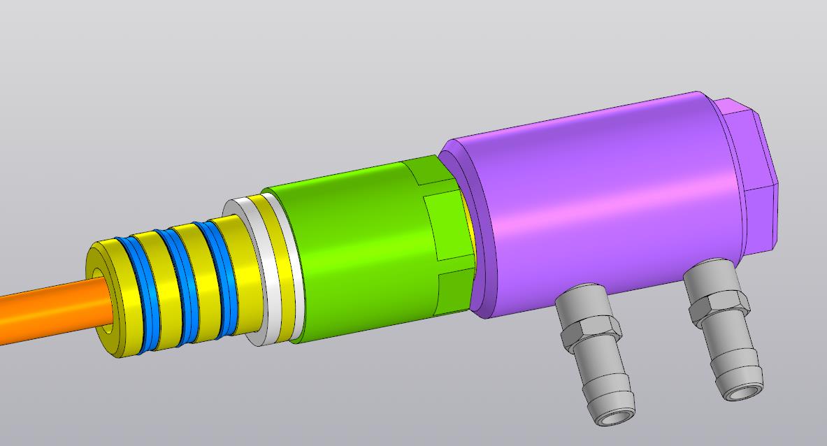 3D модель Трубка охлаждения вала шовной машины