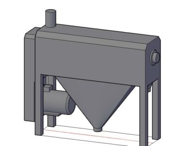 Чертеж 3D модель обоечной машины KKSI 3013