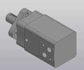 3D модель Орбитальный гидравлический мотор BM3Y-250P10AY2(T11)