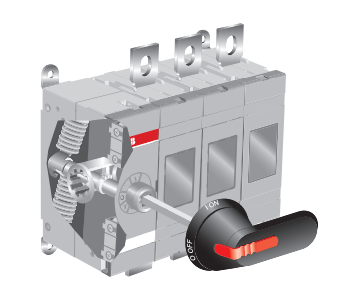 3D модель АВВ OT315-400E03 Выключатель нагрузки/рубильник