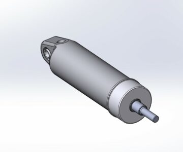 3D модель Пневмоцилиндр Wabco 421 411 314 0 Горного тормоза Scania 4