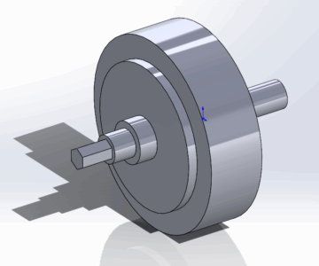 3D модель Колёсико мыши bloody X5