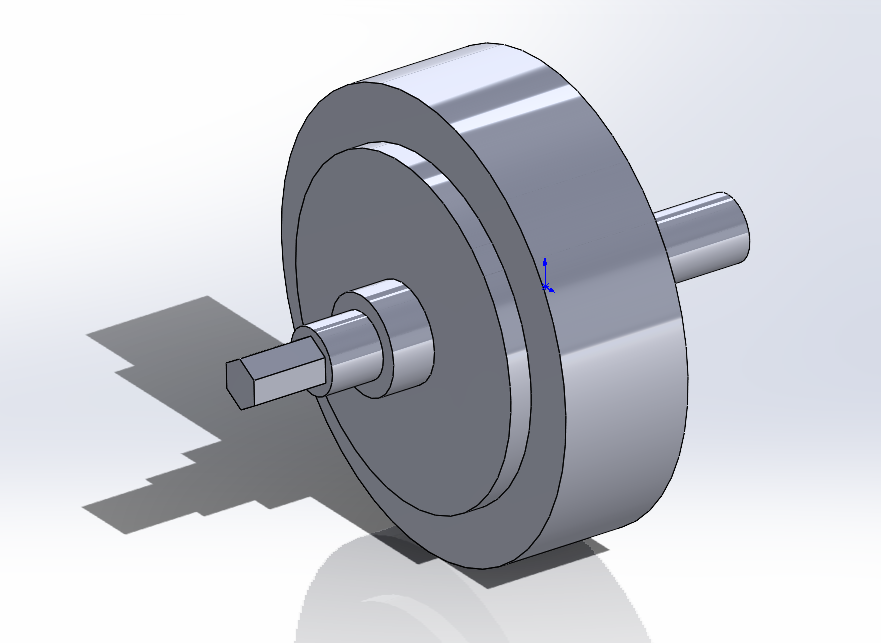 3D модель Колёсико мыши bloody X5