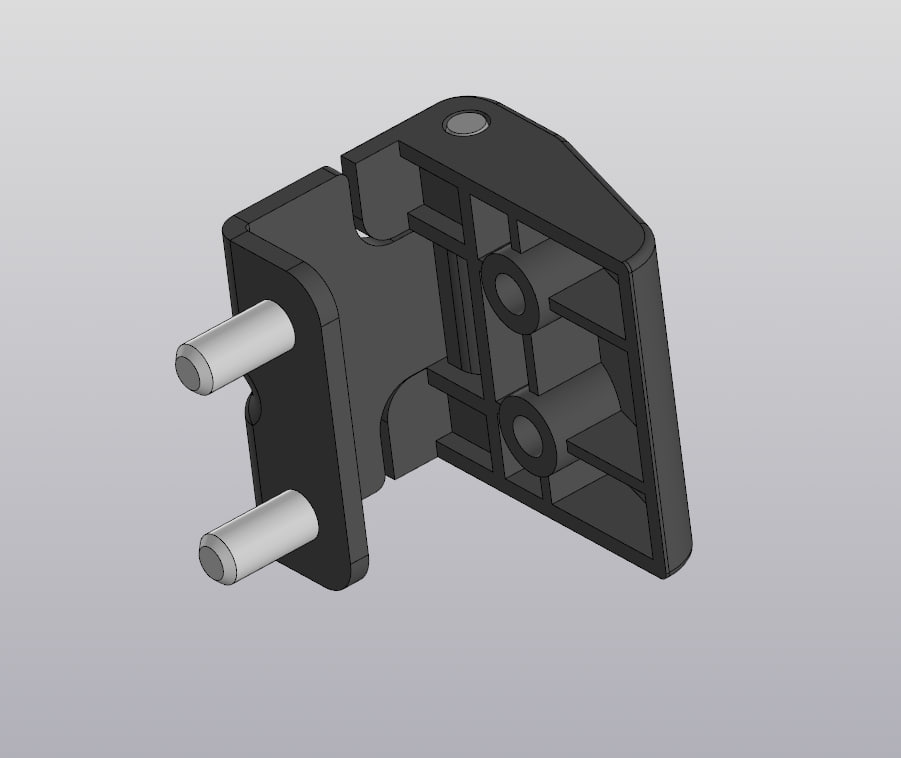 Чертеж Угловая петля 200-1-2-17