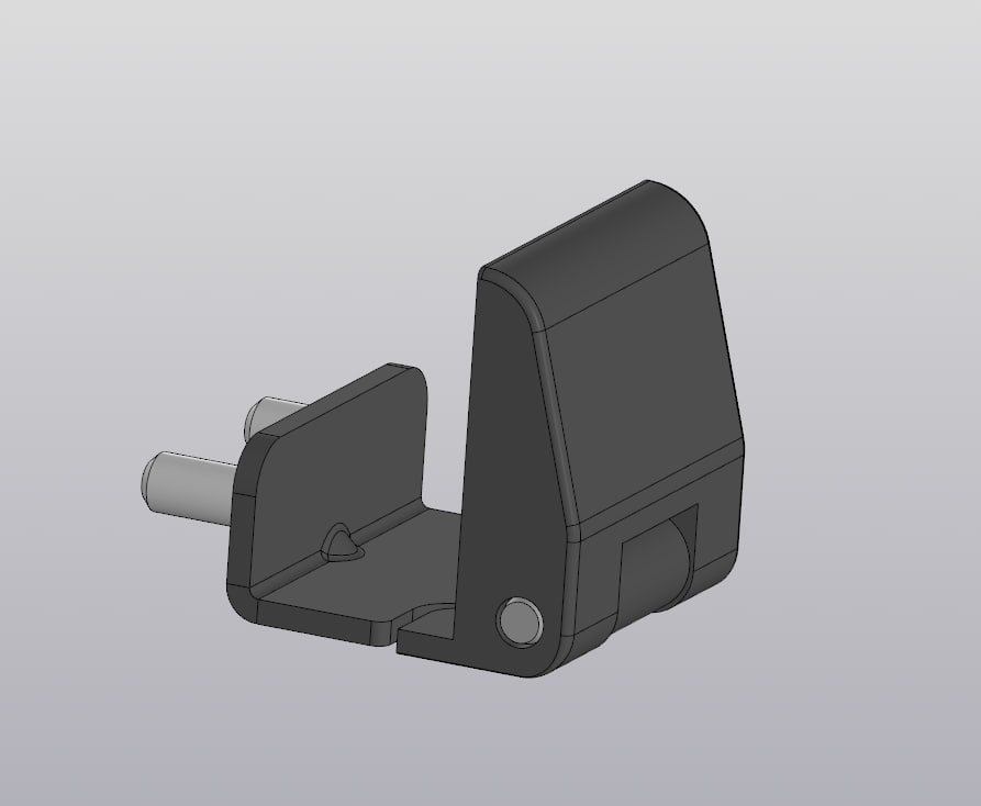 Чертеж Угловая петля 200-1-2-17
