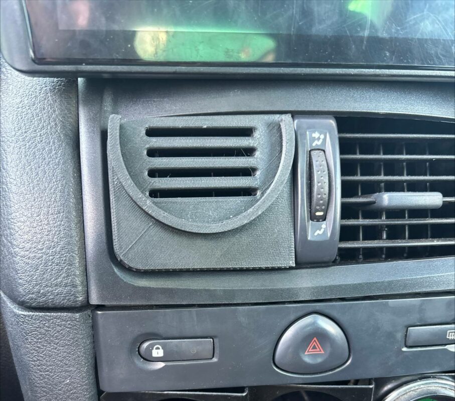 Чертеж Держатель Экоши в воздуховод Clio/Symbol рест