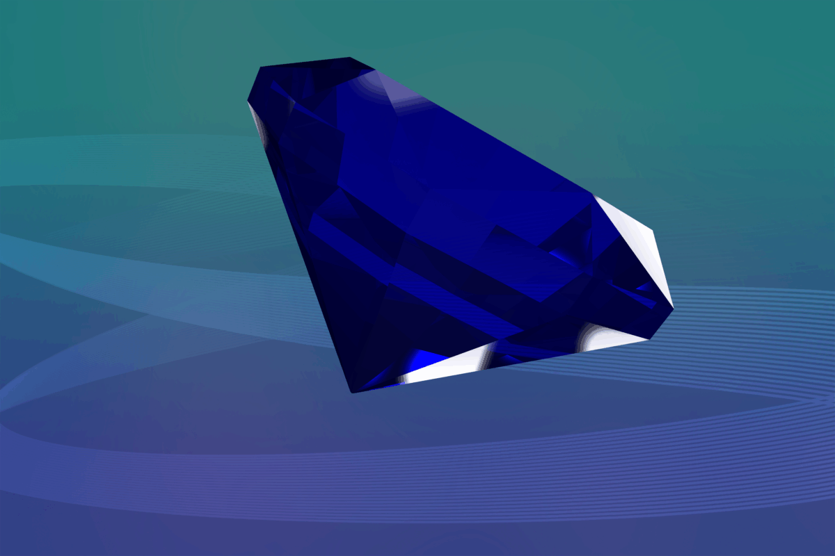 3D модель Кольцо с камнем 3d