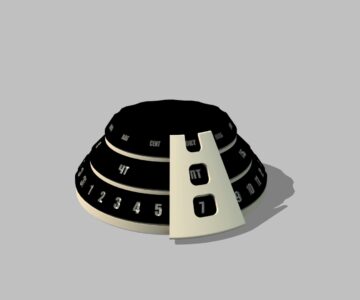 3D модель Вечный календарь