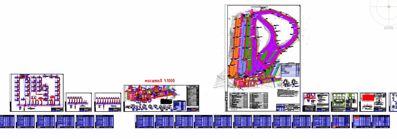 Чертеж Горнолыжный комплекс в Кольском районе