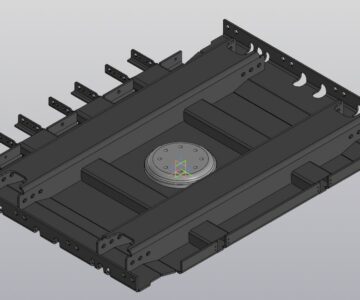 3D модель Площадка ССУ полуприцепа Шмитц