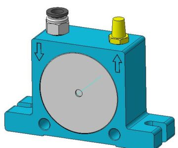 3D модель Пневмовибратор шариковый S20