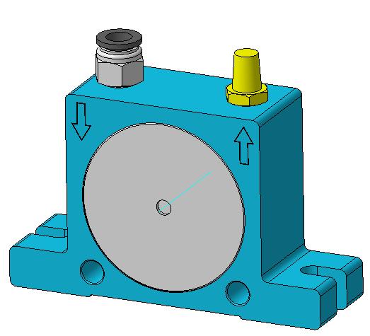 3D модель Пневмовибратор шариковый S20