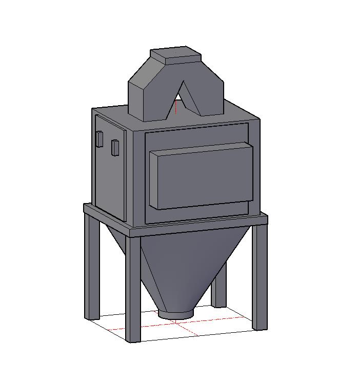 Чертеж 3D модель поточные весы KBTA-C