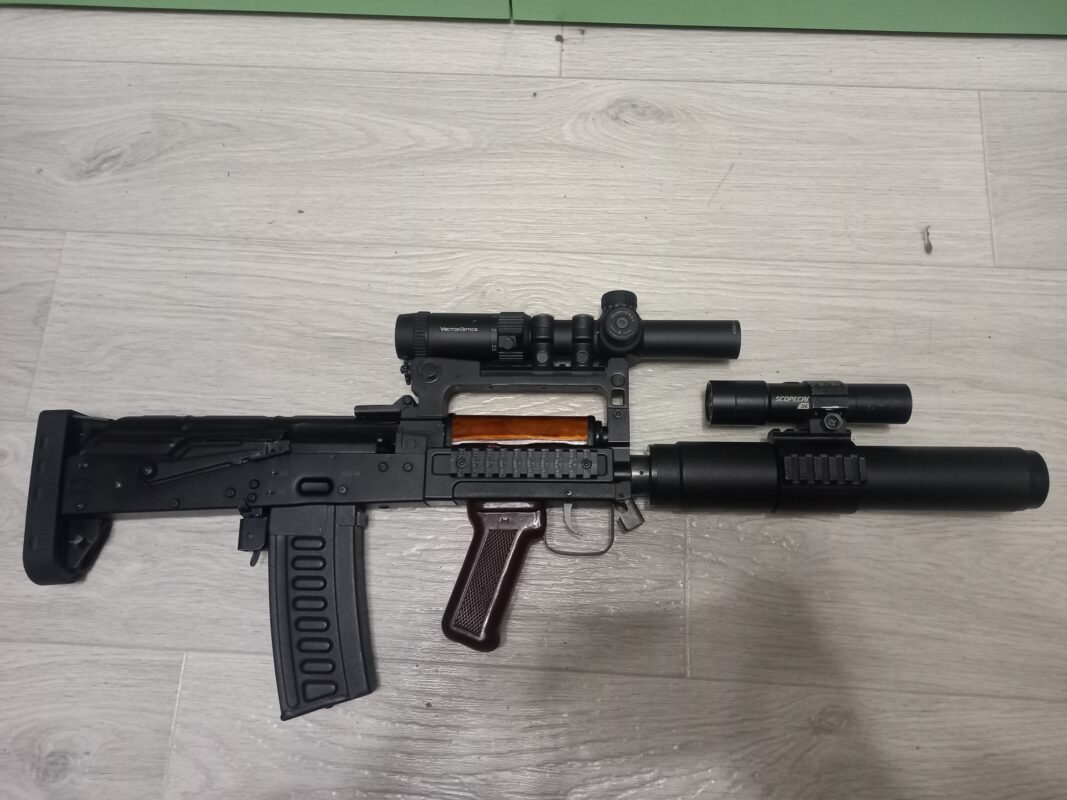 3D модель Планки пикатини на глушитель ОЦ-14 Гроза СтрайкАрмс (Страйкбол)