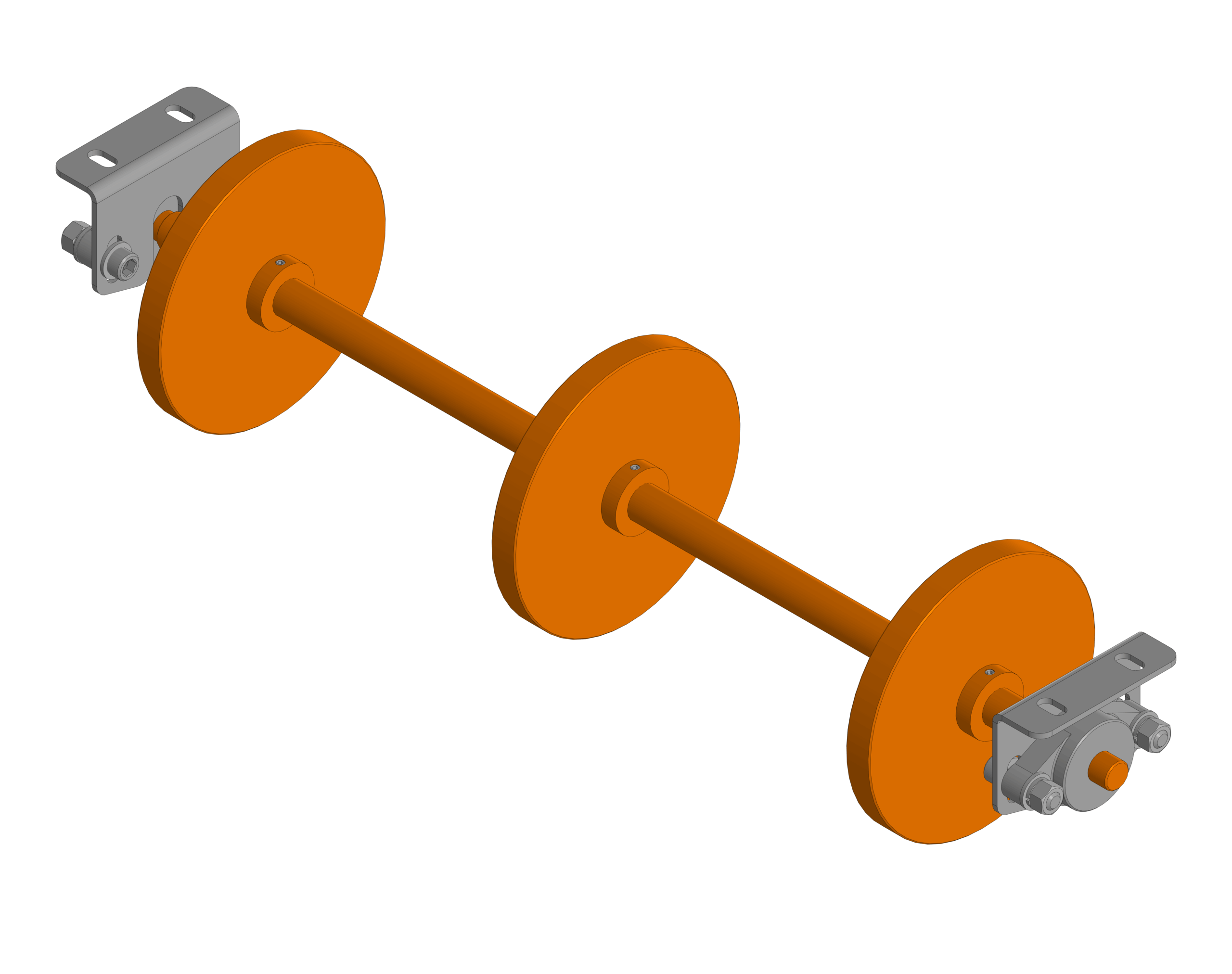 Поддерживающий ролик ∅190 мм - Чертежи, 3D Модели, Проекты, Конвейеры