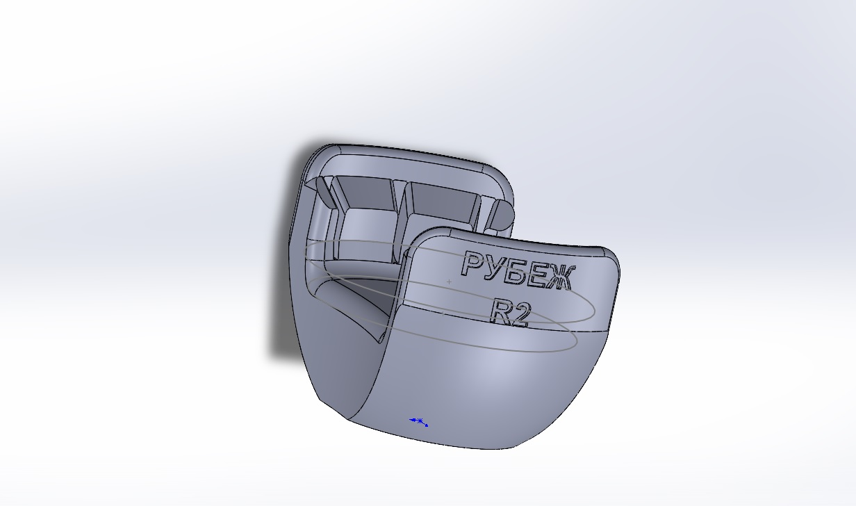3D модель Съемник для дымовых датчиков Rubezh R2