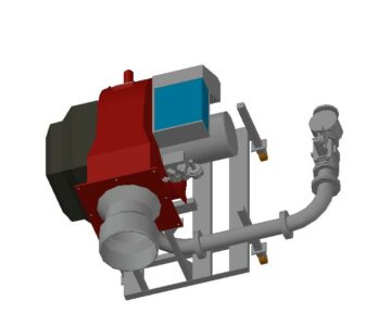 3D модель Газовая горелка серии RX2050 Бернар (Cib Unigas)