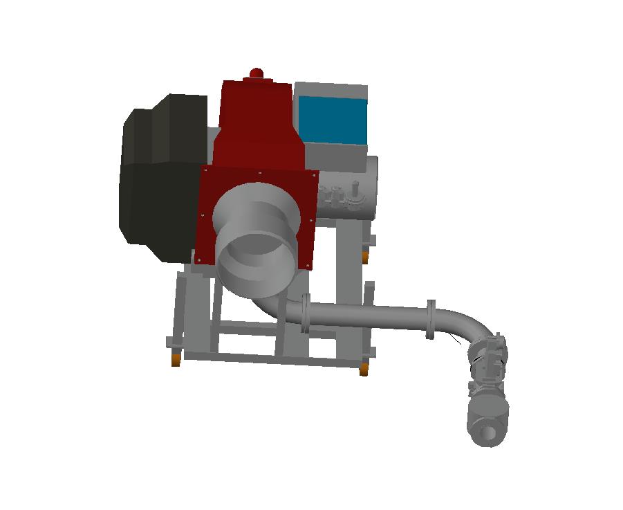 3D модель Газовая горелка серии RX2050 Бернар (Cib Unigas)