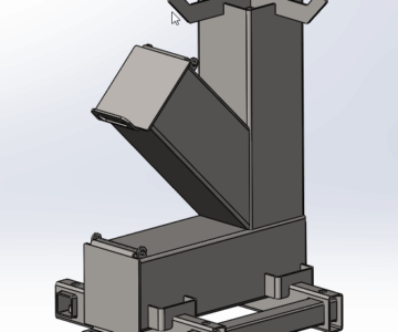 3D модель Реактивная печь 430х300х455 мм