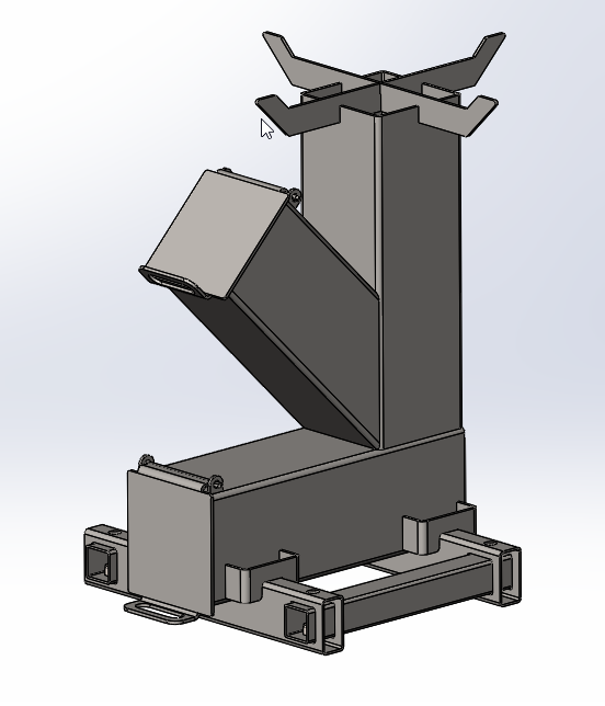 3D модель Реактивная печь 430х300х455 мм