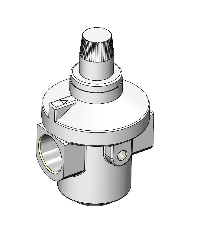 3D модель Регулятор давления Camozzi MS112-R00