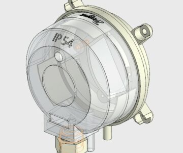 3D модель Реле перепада давления EDPS