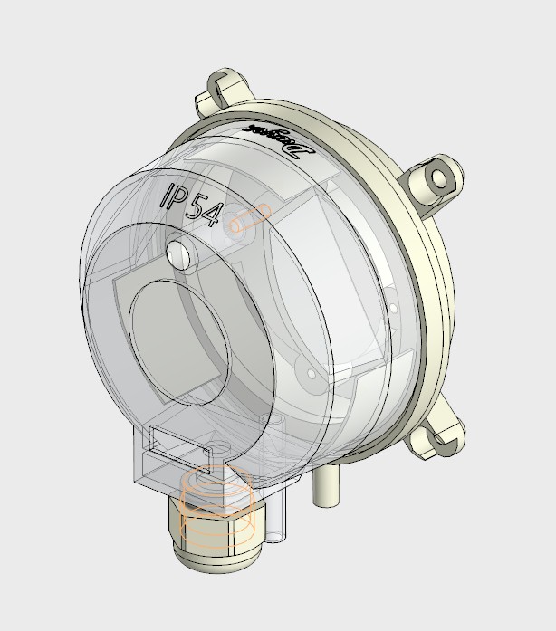 3D модель Реле перепада давления EDPS
